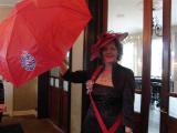 Lady Grace tijdens de heerlijke afterparty in ons clubhuis PK
